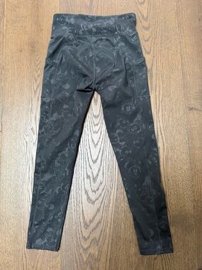 GAP Black Mickey Mouse Patterned Leggings